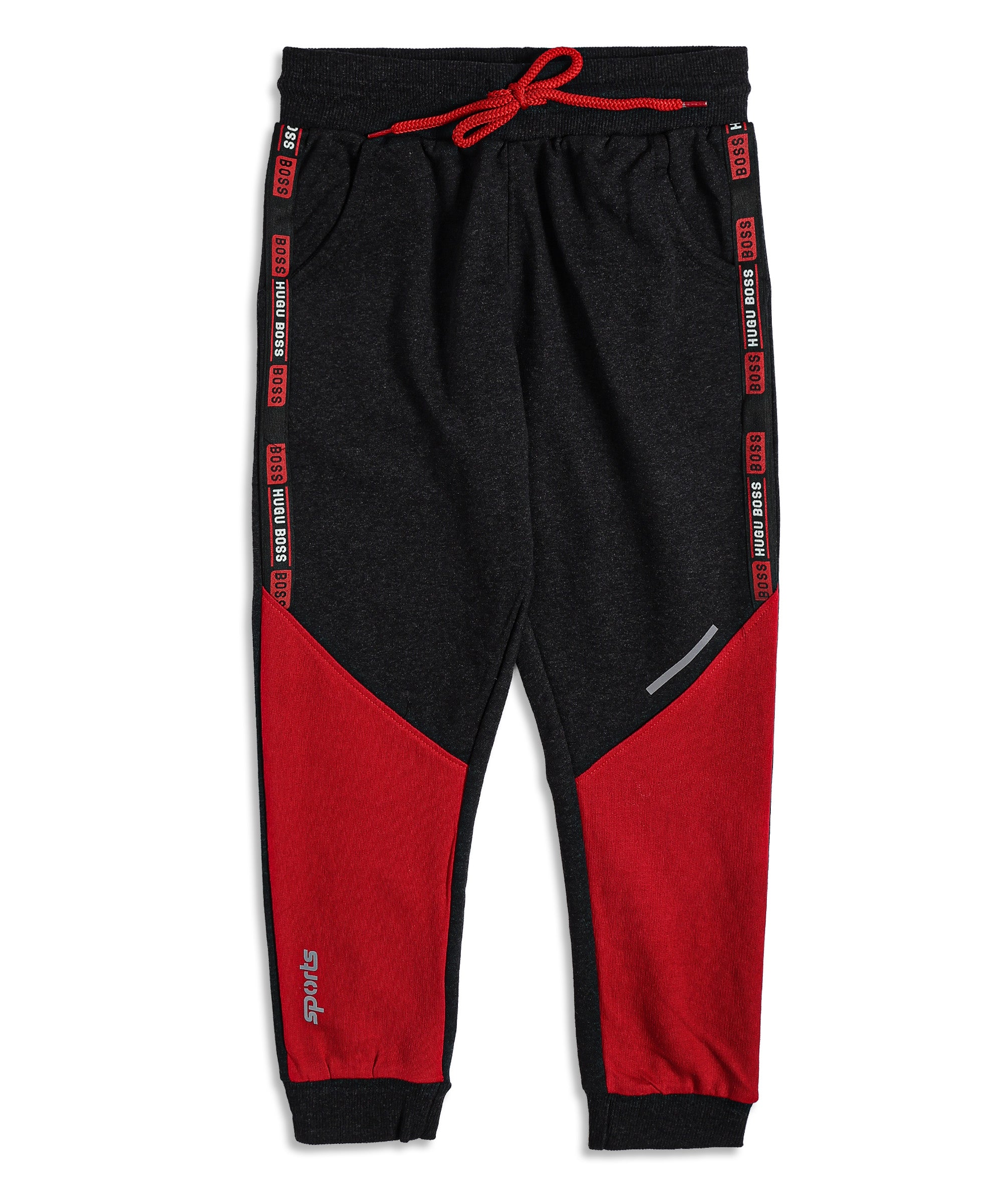 Kids Multi-Colour  Cotton Track Pants