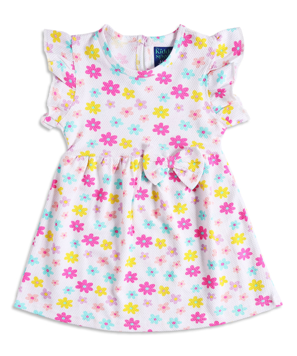 Girls Cotton Frock - Petal Party