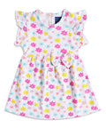 Girls Cotton Frock - Petal Party