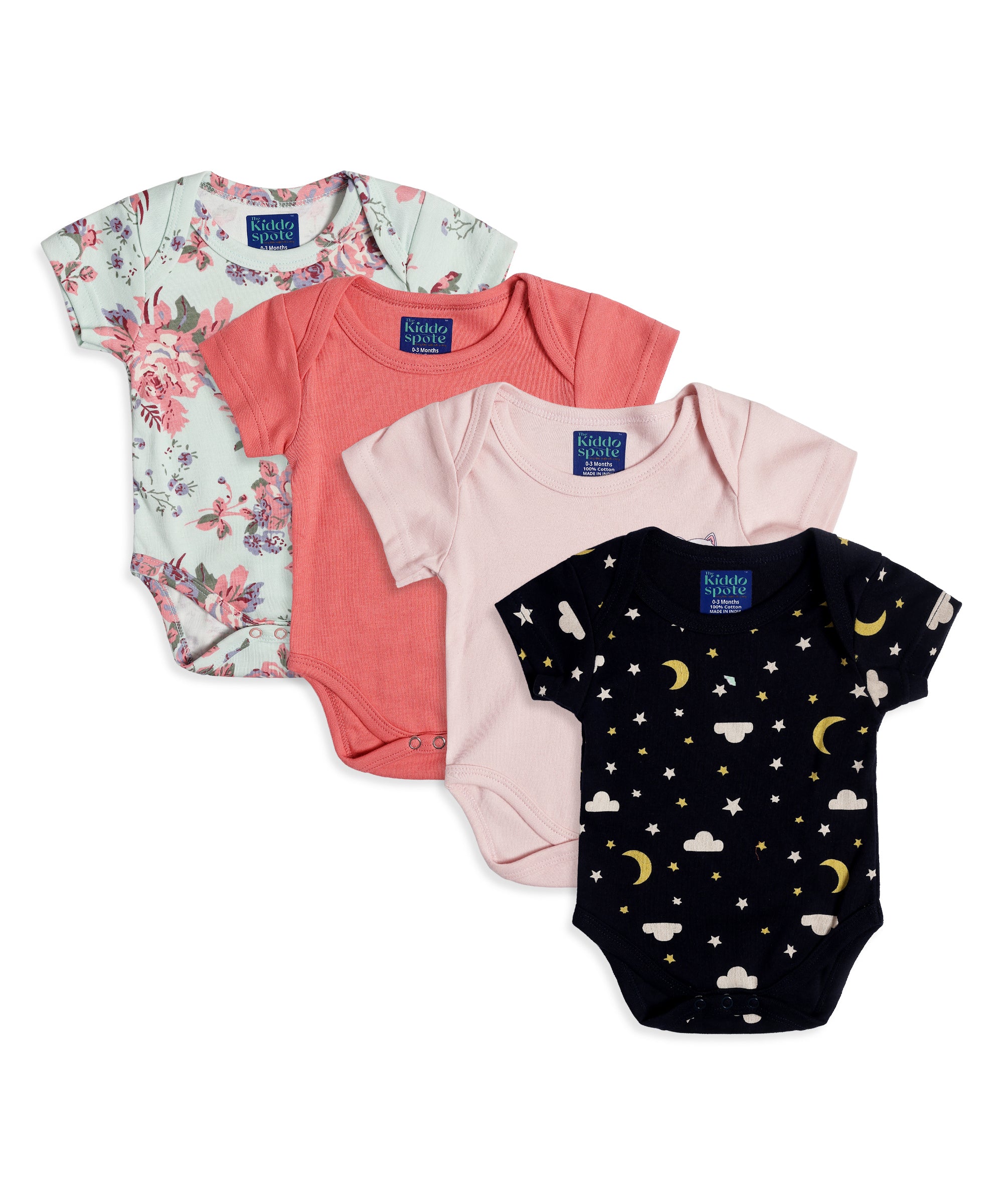 Baby Romper Combo Pack (4 Pcs)