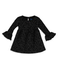 Girls Full Sleeve  Frock - Ebony Bubbles