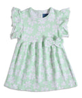 Girls Cotton Frock - Twinkle Mint