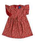 Girls Cotton Frock - Floral Charm