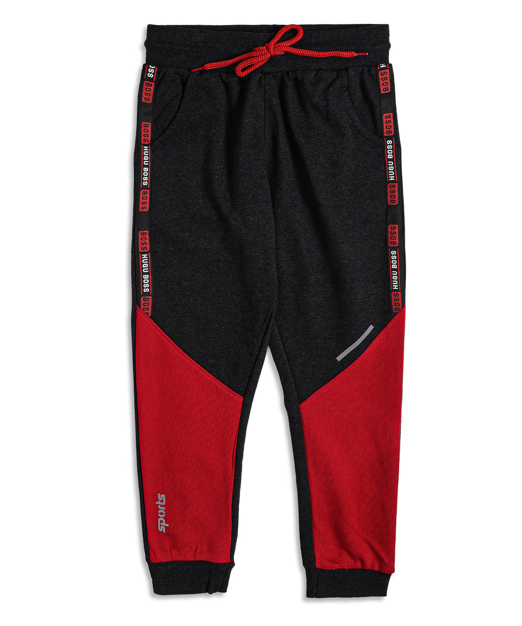Kids Multi-Colour  Cotton Track Pants
