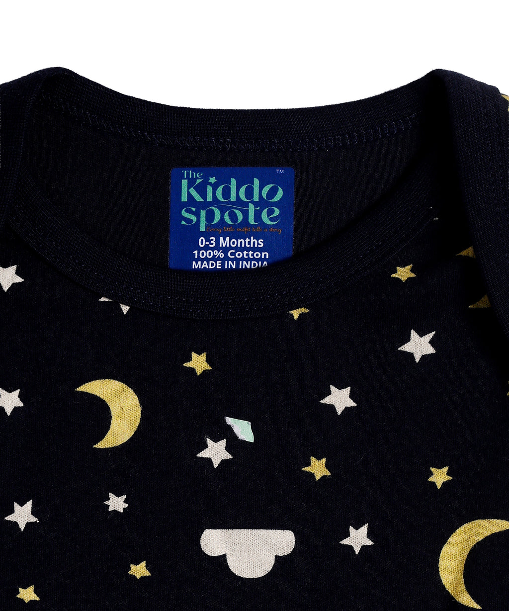 Starry Night Cotton Baby Romper