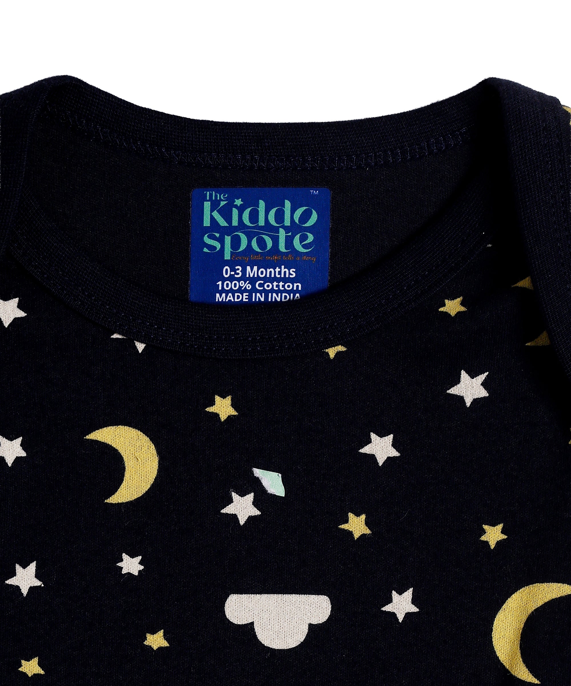 Starry Night Cotton Baby Romper