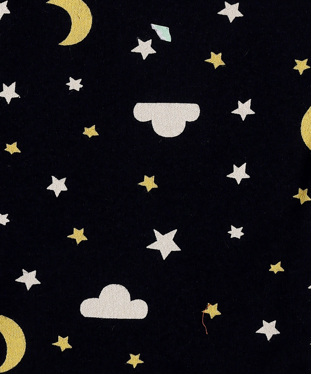Starry Night Cotton Baby Romper