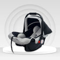 R for Rabbit Baby Gear Cozy Carry Cot-Black Grey