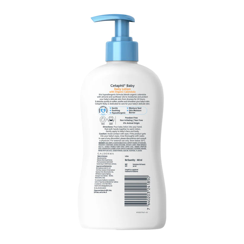 ORGANIC BABY LOTION 400 ML