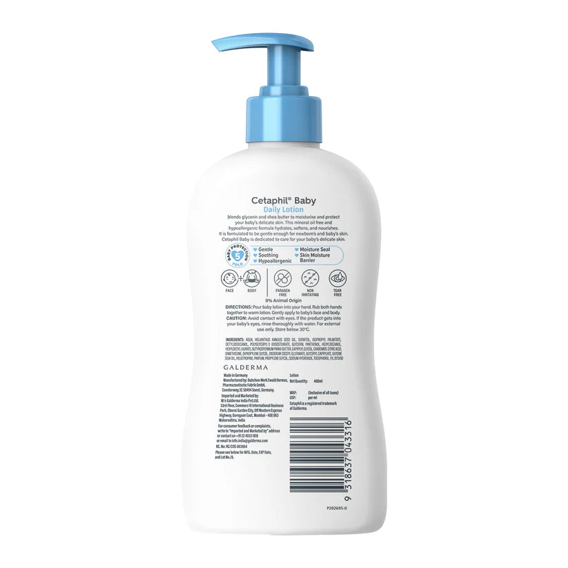 CETAPHIL BABY DAILY LOTION 400 ml