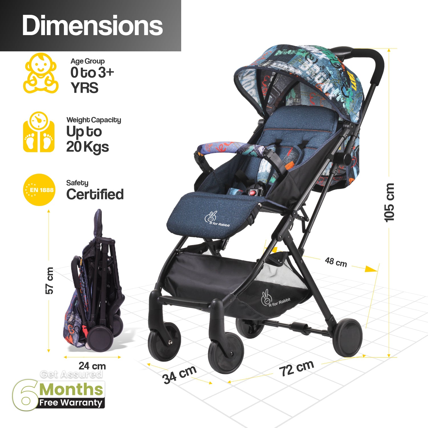 R for Rabbit Pocket Stroller Lite