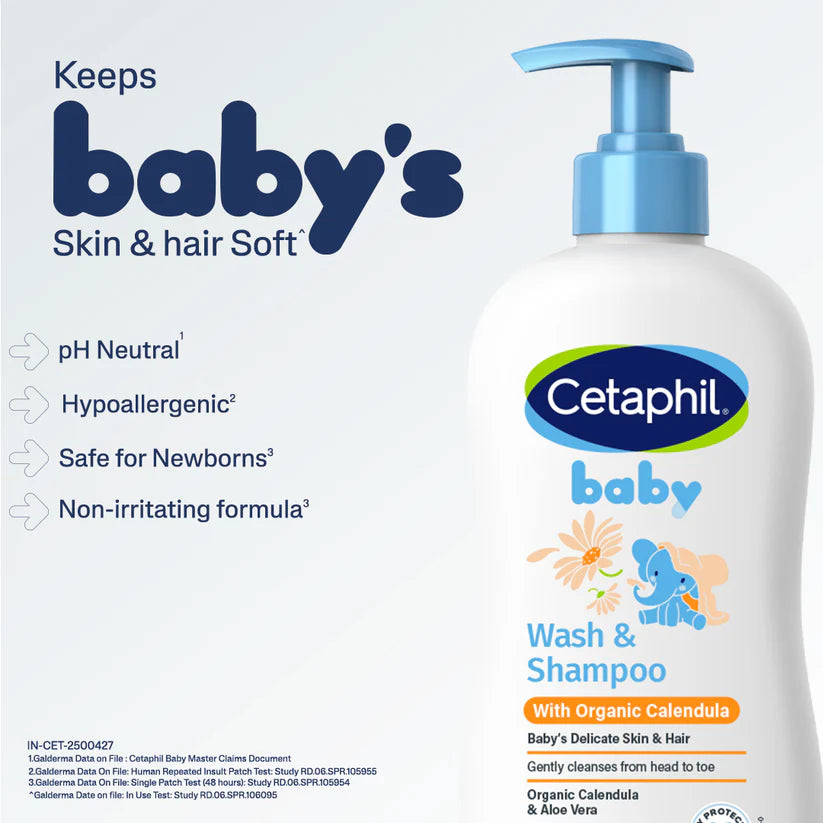 Cetaphil Baby Wash & Shampoo 400ml