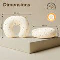 R for Rabbit - Snuggy Comfy - Feeding Pillow - Abstract Beige